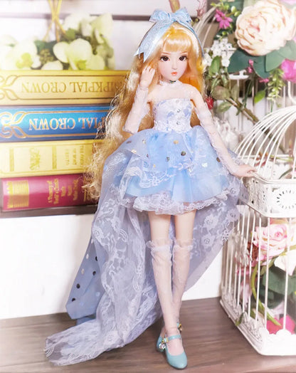 DBS 1/4 BJD DQ doll Diary Queen 45cm princess including clothes diary and handset