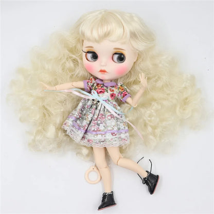 ICY DBS Blyth Doll 1/6 toy bjd matte face customized face joint body custom doll 30cm girls gift anime