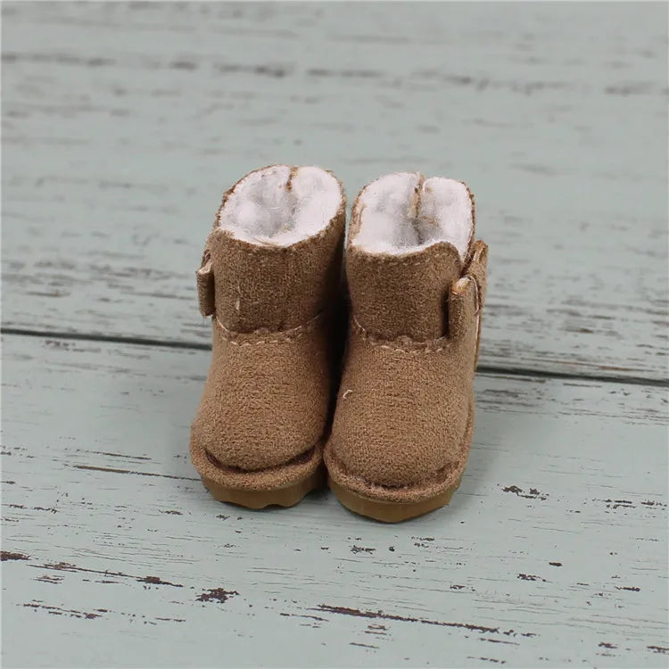 ICY DBS Blyth doll toys shoes winter boots snow shoes about 3.5cm toy shoes