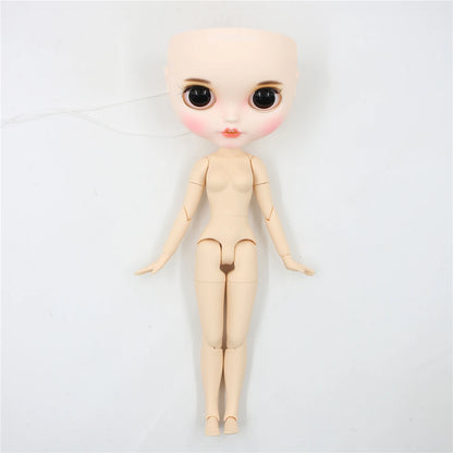 DBS Blyth doll bald head customized matte face white skin DIY custom DOLL anime girls