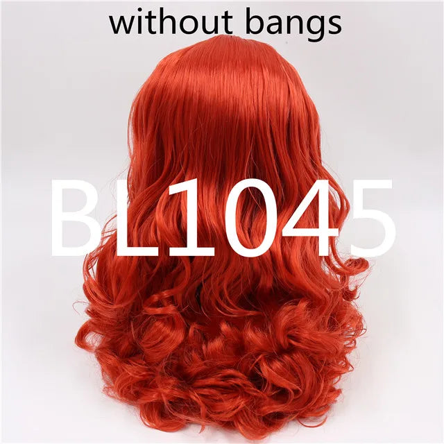 DBS factory blyth doll icy RBL scalp dome wig hair RED HAIR PINK HAIR ORANGE HAIR for DIY toy custom doll