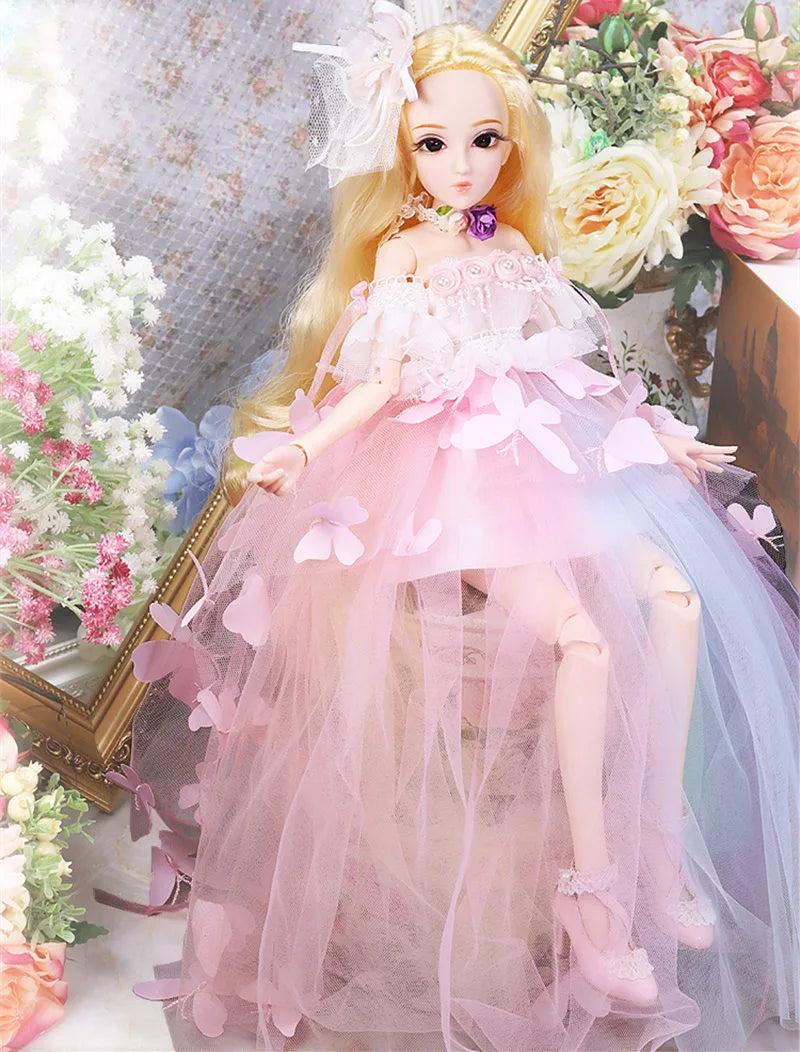 DBS 1/4 BJD DQ doll Diary Queen 45cm princess including clothes diary and handset