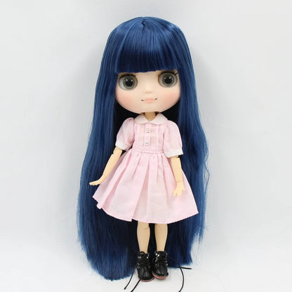 DBS blyth middie doll 1/8 TOY anime joint body short hair straight hair special offer nude doll 20cm girls gift