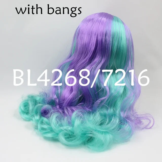 DBS blyth doll icy wig only rbl scalp and dome hair for custom DIY anime mix hair blonde hair white skin tan skin dark skin toy