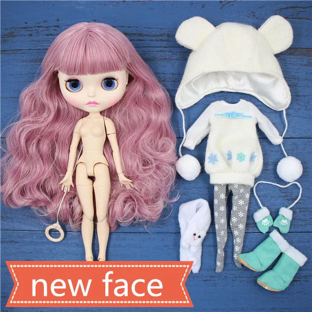 ICY DBS Blyth Doll combination doll with clothes shoes matte face shiny face 1/6 bjd 30cm anime toy girls gift