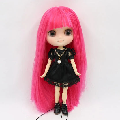 DBS blyth middie doll 1/8 TOY anime joint body short hair straight hair special offer nude doll 20cm girls gift