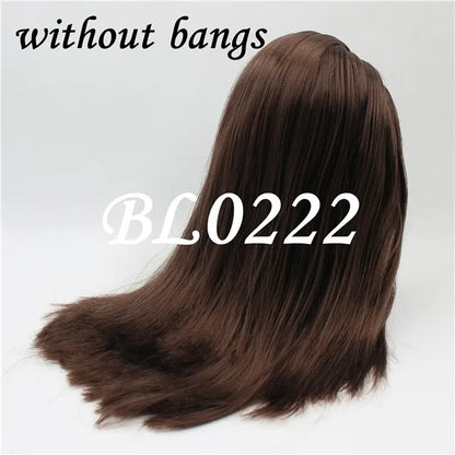 DBS blyth doll icy wig only rbl scalp and dome straight hair toy Accessory diy anime