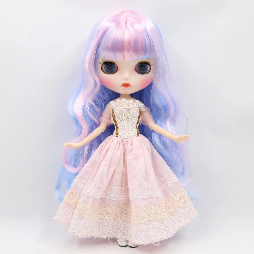 ICY DBS Blyth Doll 1/6 toy bjd matte face customized face joint body custom doll 30cm girls gift anime