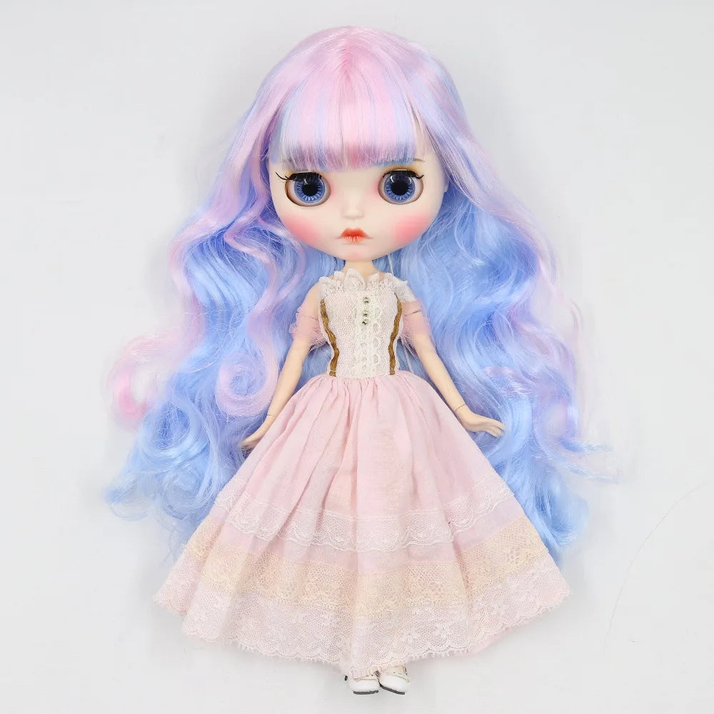 ICY DBS Blyth Doll 1/6 toy bjd matte face customized face joint body custom doll 30cm girls gift anime