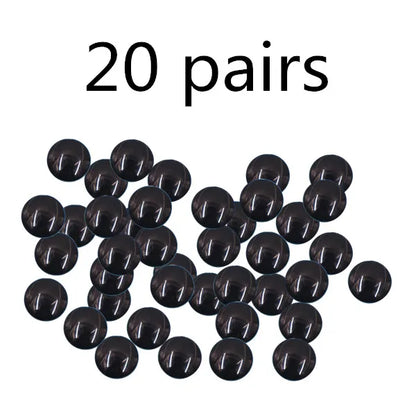 DBS blyth doll toy black plastic eyechips about 14mm, DIY Doll Eyes patch/pupil for custom doll DIY