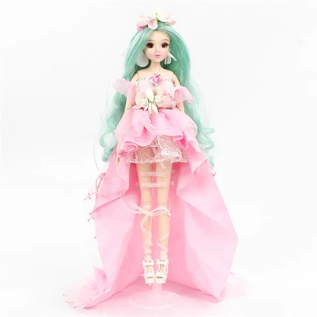 DBS 1/6 BJD toy 30cm constellations doll joint body with outfit shoes stand box toy girls gift anime doll