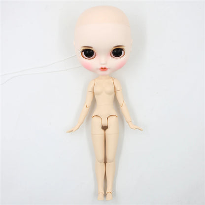 DBS Blyth doll bald head customized matte face white skin DIY custom DOLL anime girls