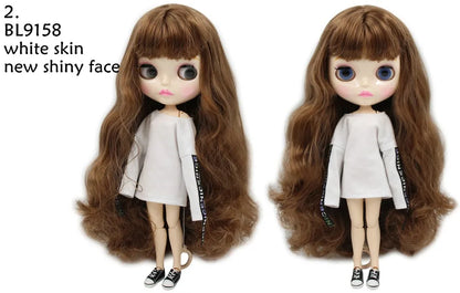 ICY DBS Blyth Doll combination doll with clothes shoes matte face shiny face 1/6 bjd 30cm anime toy girls gift