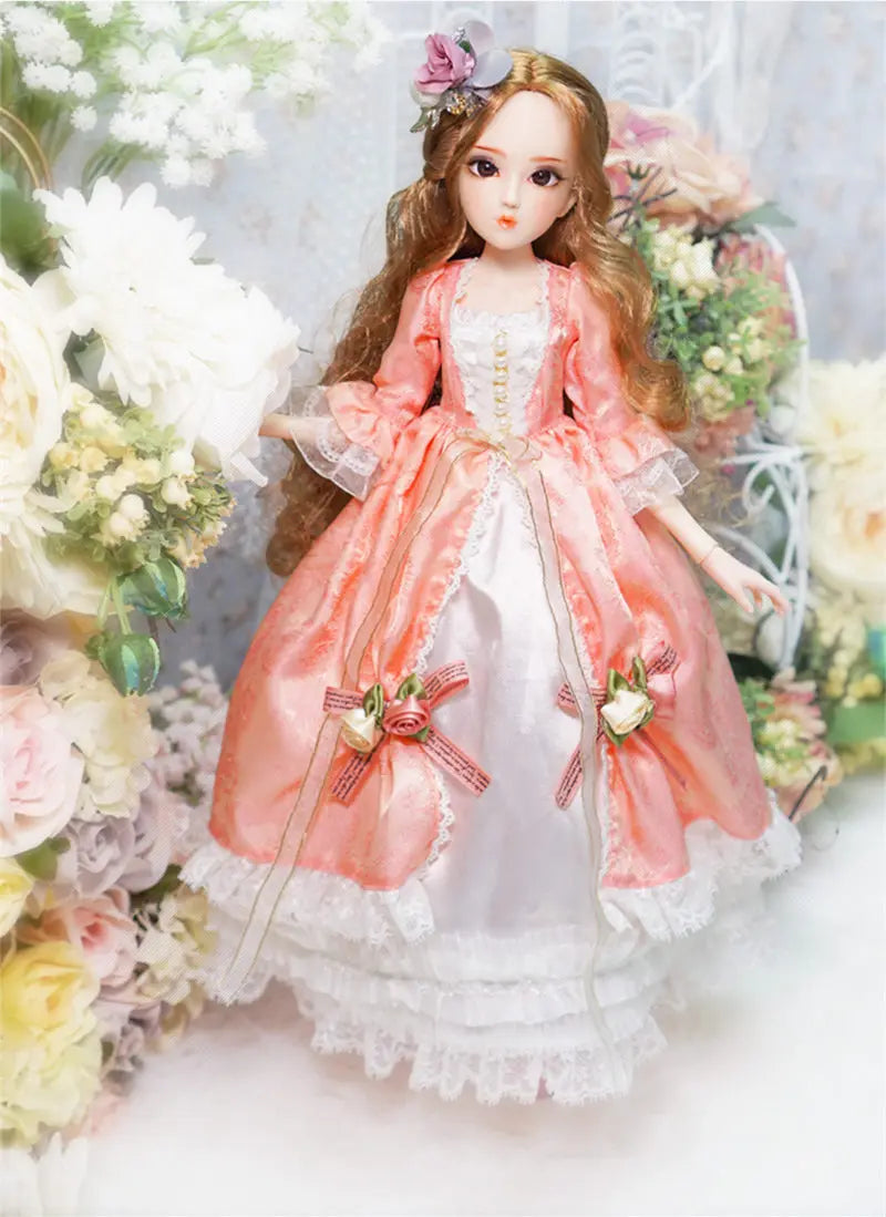 DBS 1/4 BJD DQ doll Diary Queen 45cm princess including clothes diary and handset