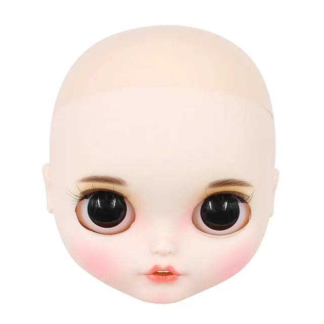 DBS Blyth doll bald head customized matte face white skin DIY custom DOLL anime girls