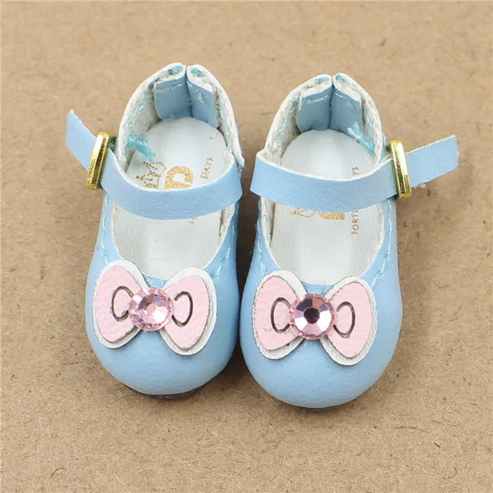 ICY DBS Blyth doll joint body shoes cat bow 2.5cm toy shoes anime cute shoes for doll girls