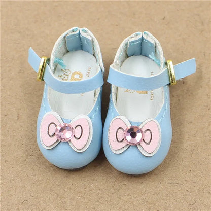 ICY DBS Blyth doll joint body shoes cat bow 2.5cm toy shoes anime cute shoes for doll girls