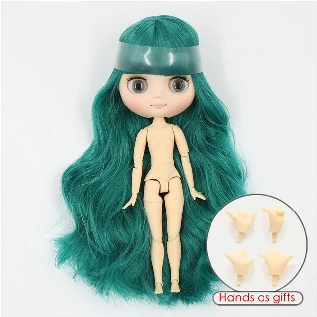 DBS blyth middie doll 1/8 TOY anime joint body short hair straight hair special offer nude doll 20cm girls gift