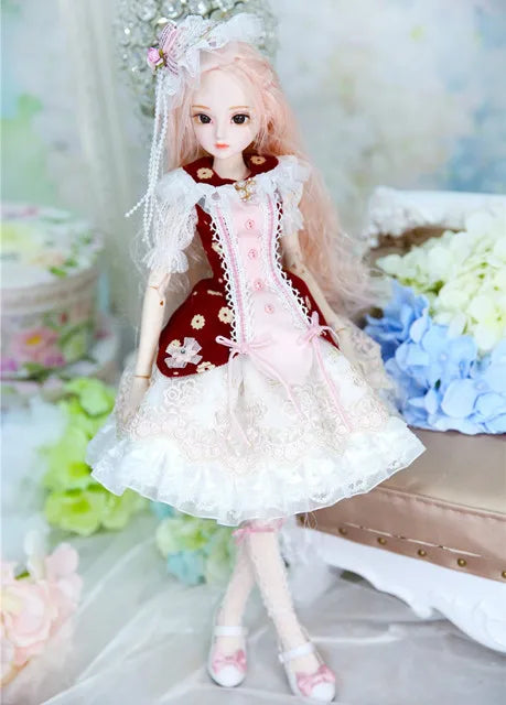 DBS 1/4 BJD DQ doll Diary Queen 45cm princess including clothes diary and handset
