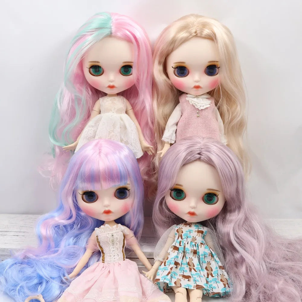 ICY DBS Blyth Doll 1/6 toy bjd matte face customized face joint body custom doll 30cm girls gift anime