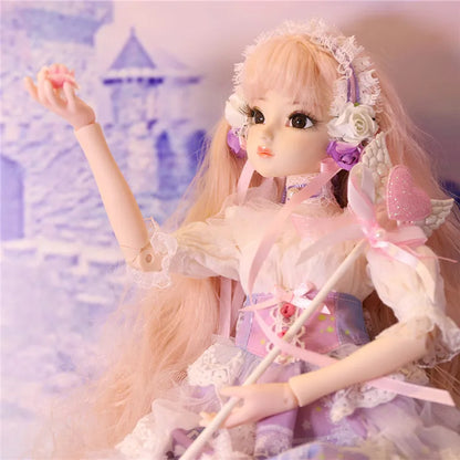 DBS 1/4 BJD DQ doll Diary Queen 45cm princess including clothes diary and handset