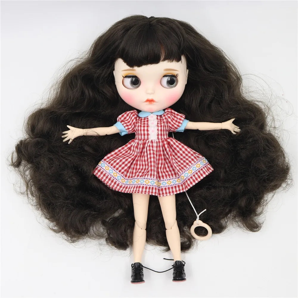 ICY DBS Blyth Doll 1/6 toy bjd matte face customized face joint body custom doll 30cm girls gift anime