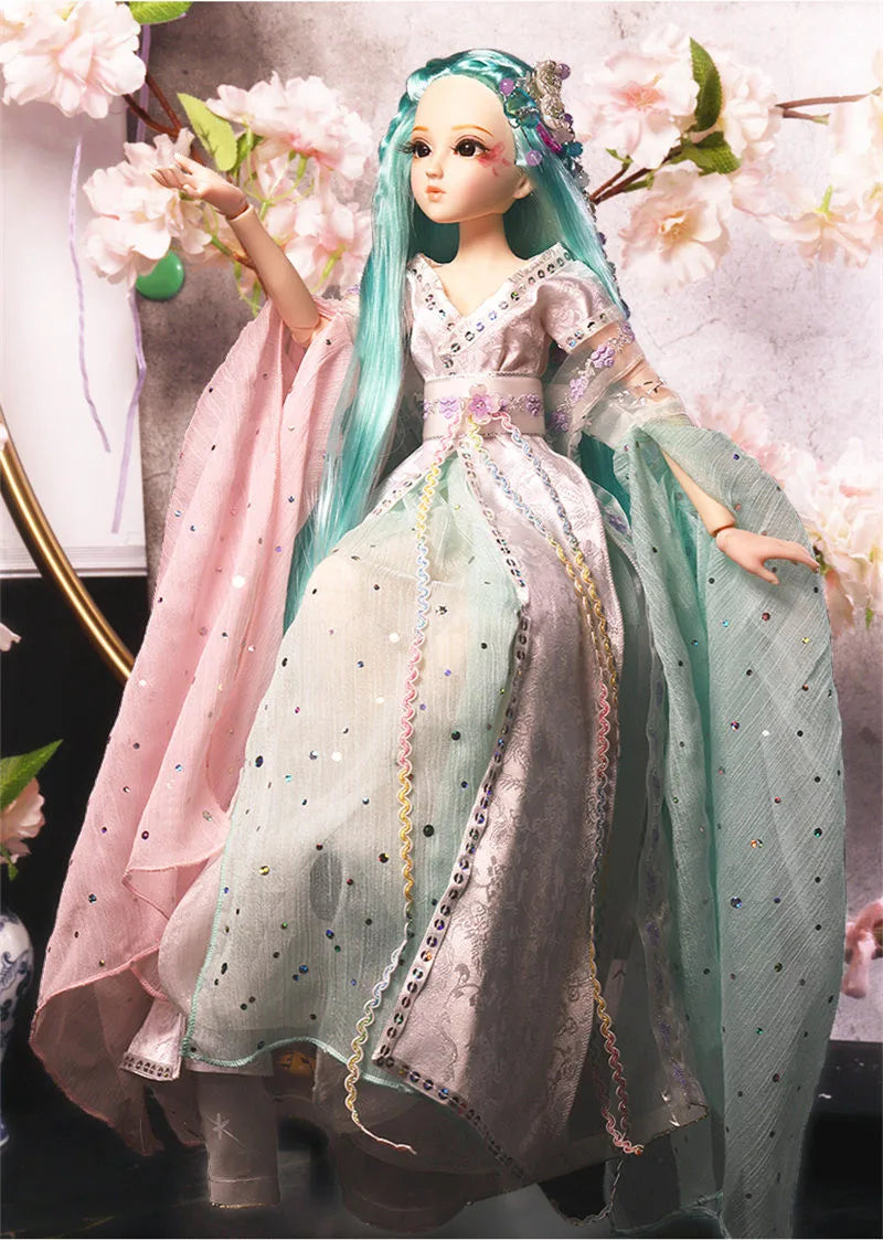 DBS 1/4 BJD DQ doll Diary Queen 45cm princess including clothes diary and handset