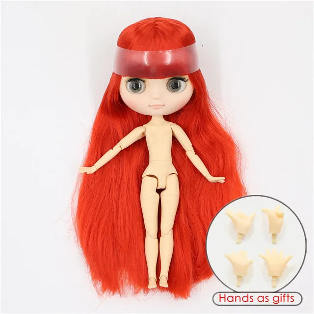 DBS blyth middie doll 1/8 TOY anime joint body short hair straight hair special offer nude doll 20cm girls gift
