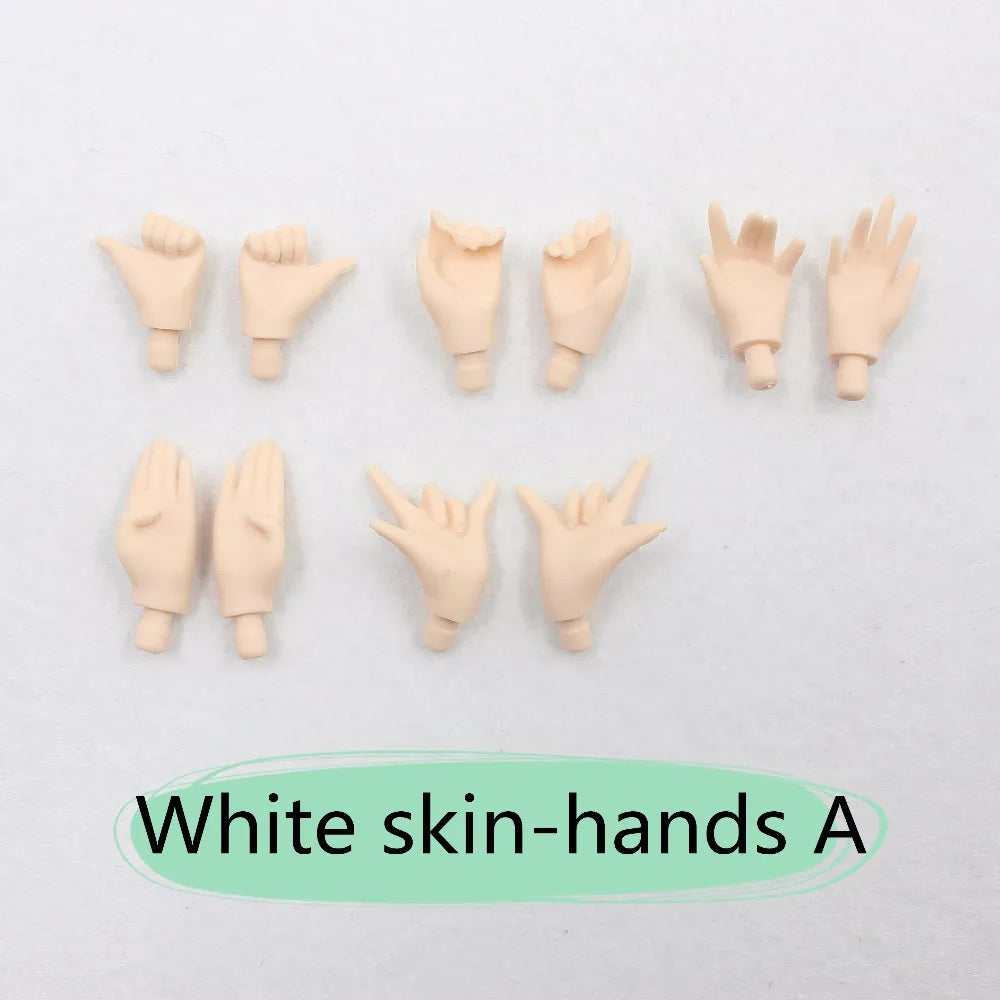 DBS blyth doll body white skin joint body 21cm toy body