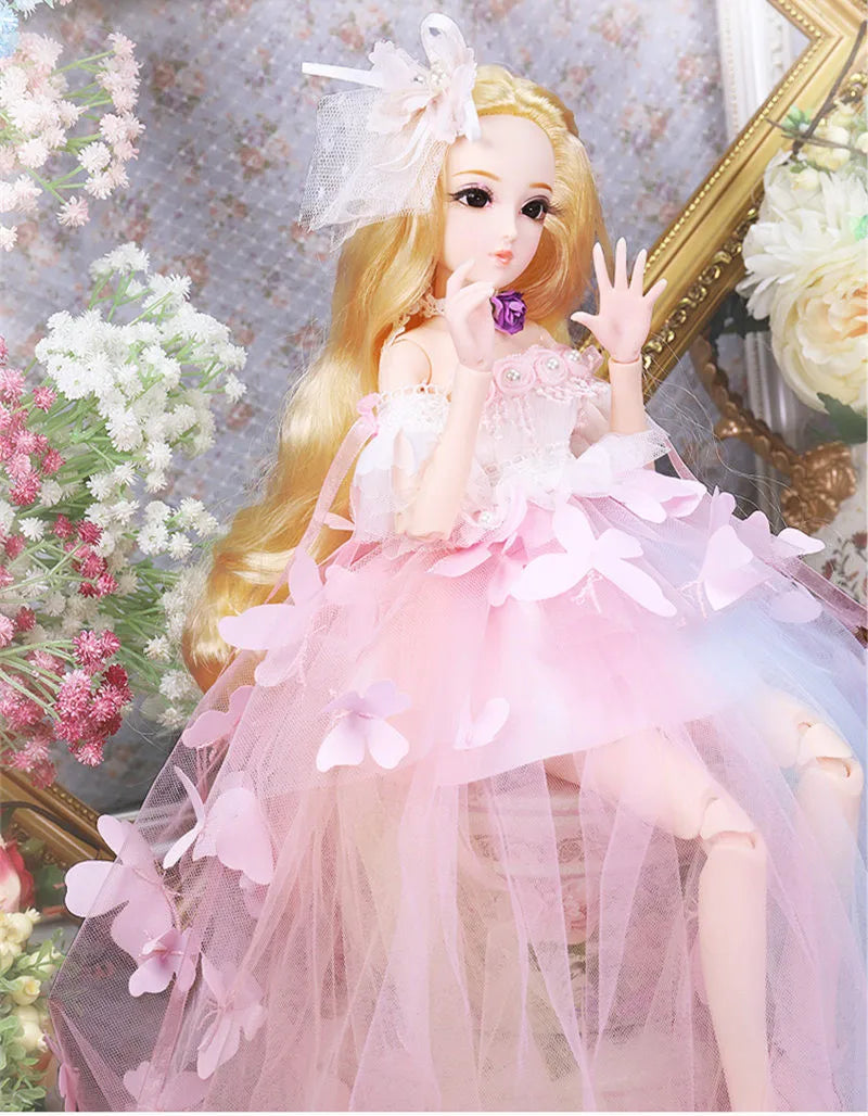 DBS 1/4 BJD DQ doll Diary Queen 45cm princess including clothes diary and handset