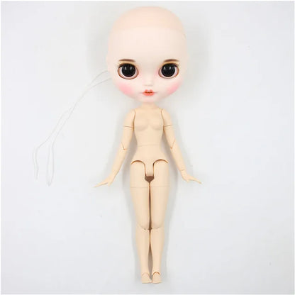 DBS Blyth doll bald head customized matte face white skin DIY custom DOLL anime girls