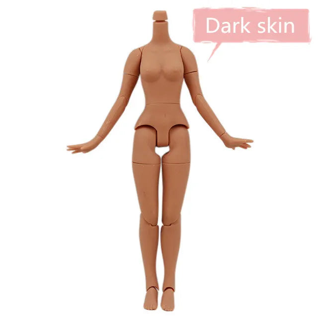 DBS blyth doll icy bjd toy licca body joint body azone body normal body white skin tan skin diy anime body