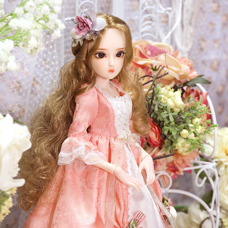 DBS 1/4 BJD DQ doll Diary Queen 45cm princess including clothes diary and handset