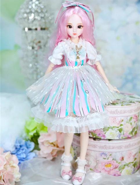 DBS 1/4 BJD DQ doll Diary Queen 45cm princess including clothes diary and handset