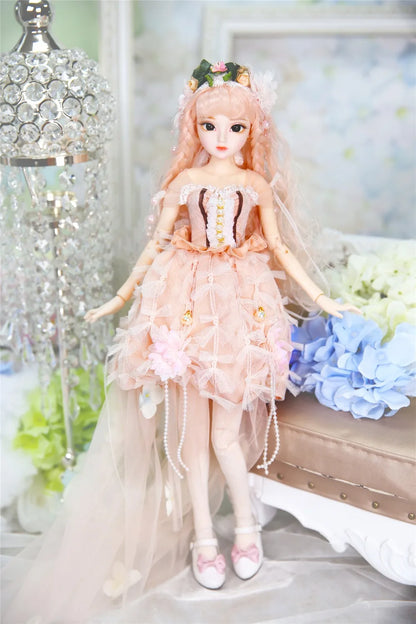 DBS 1/4 BJD DQ doll Diary Queen 45cm princess including clothes diary and handset