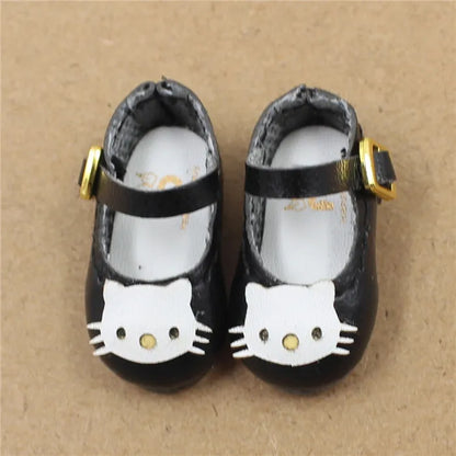 ICY DBS Blyth doll joint body shoes cat bow 2.5cm toy shoes anime cute shoes for doll girls