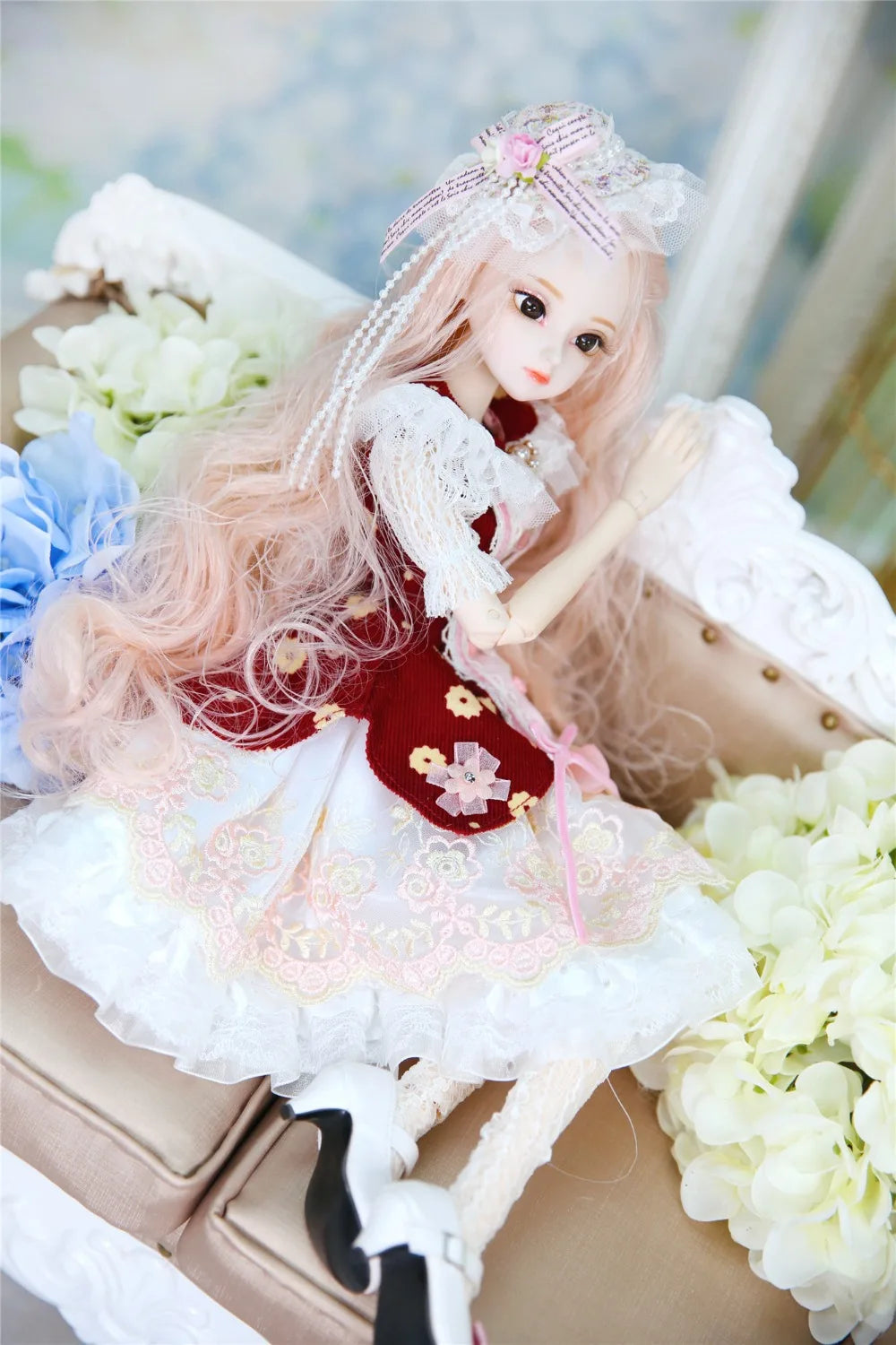 DBS 1/4 BJD DQ doll Diary Queen 45cm princess including clothes diary and handset