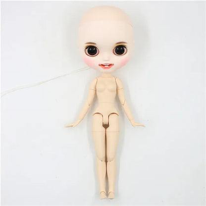 DBS Blyth doll bald head customized matte face white skin DIY custom DOLL anime girls