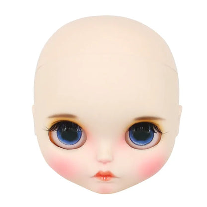 DBS Blyth doll bald head customized matte face white skin DIY custom DOLL anime girls