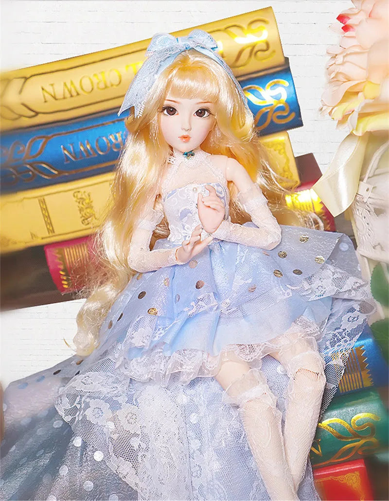 DBS 1/4 BJD DQ doll Diary Queen 45cm princess including clothes diary and handset