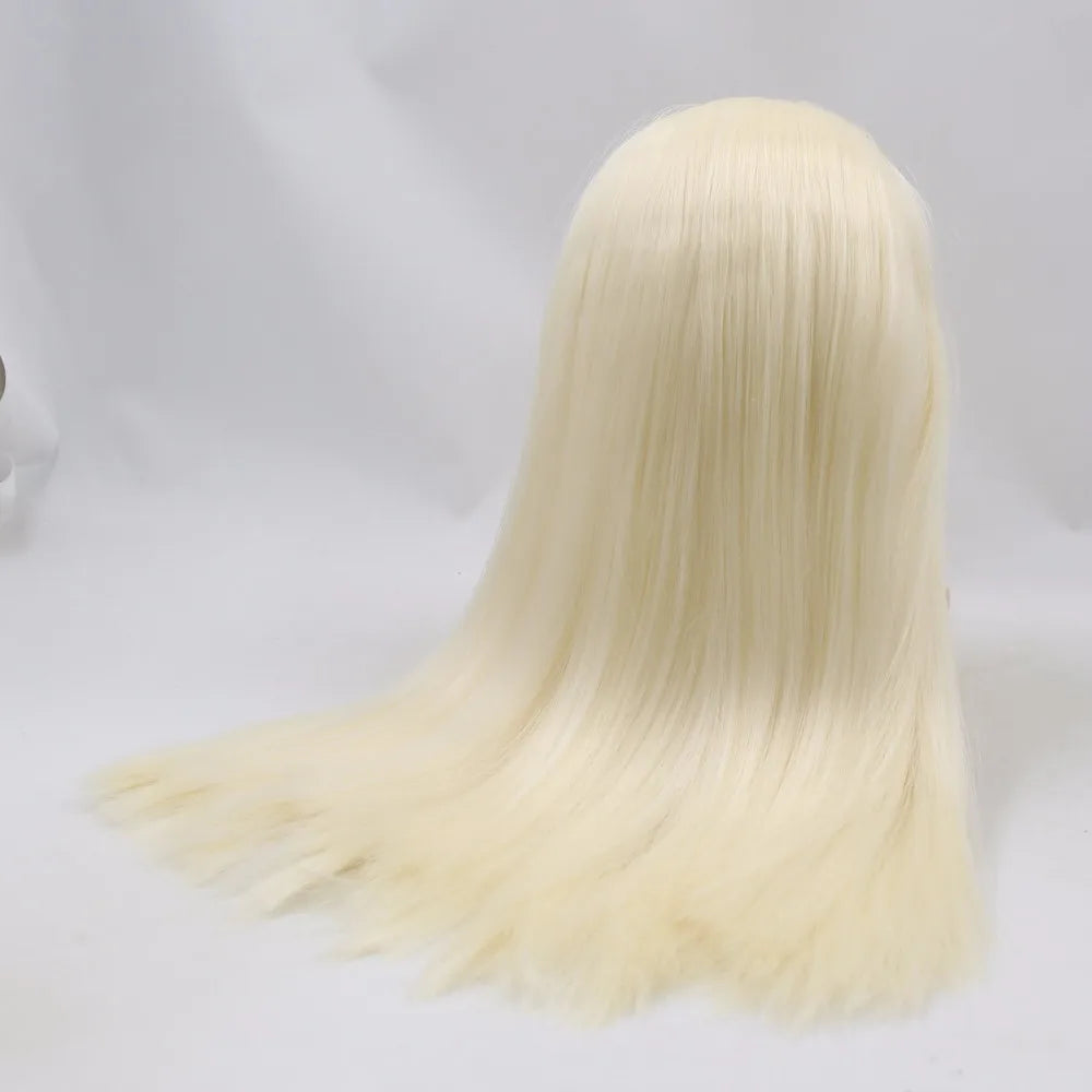 DBS blyth doll icy wig only rbl scalp and dome straight hair for DIY custom doll anime toy white skin tan skin dark skin
