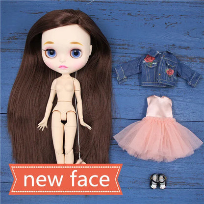 ICY DBS Blyth Doll combination doll with clothes shoes matte face shiny face 1/6 bjd 30cm anime toy girls gift