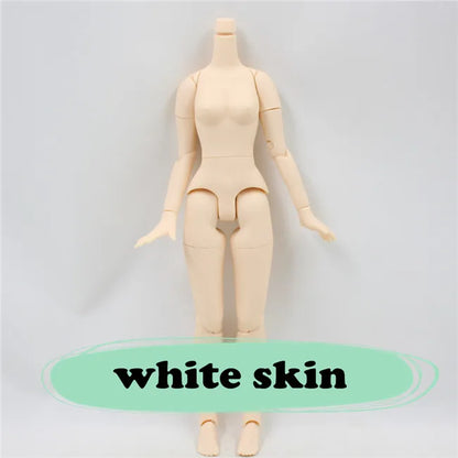 DBS blyth doll body white skin joint body 21cm toy body