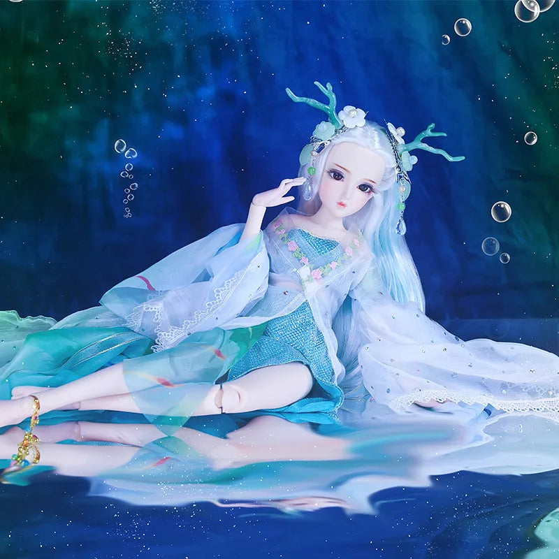 DBS 1/4 BJD DQ doll Diary Queen 45cm princess including clothes diary and handset