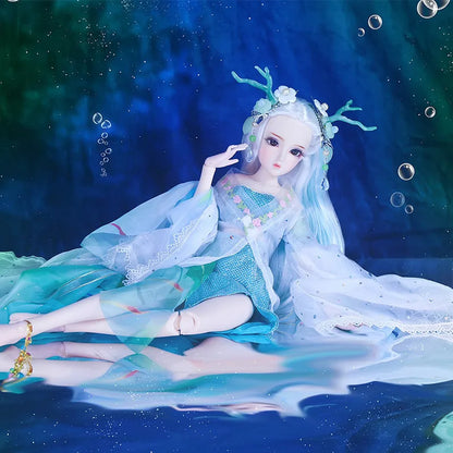 DBS 1/4 BJD DQ doll Diary Queen 45cm princess including clothes diary and handset