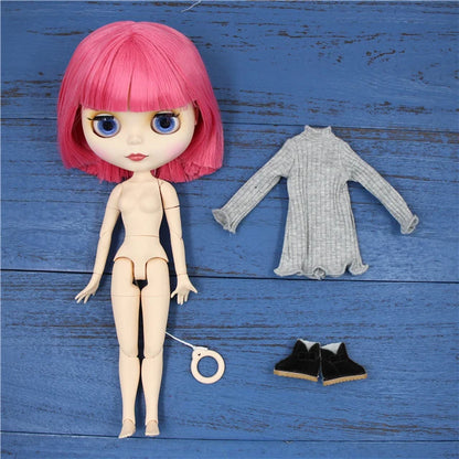 ICY DBS Blyth Doll combination doll with clothes shoes matte face shiny face 1/6 bjd 30cm anime toy girls gift
