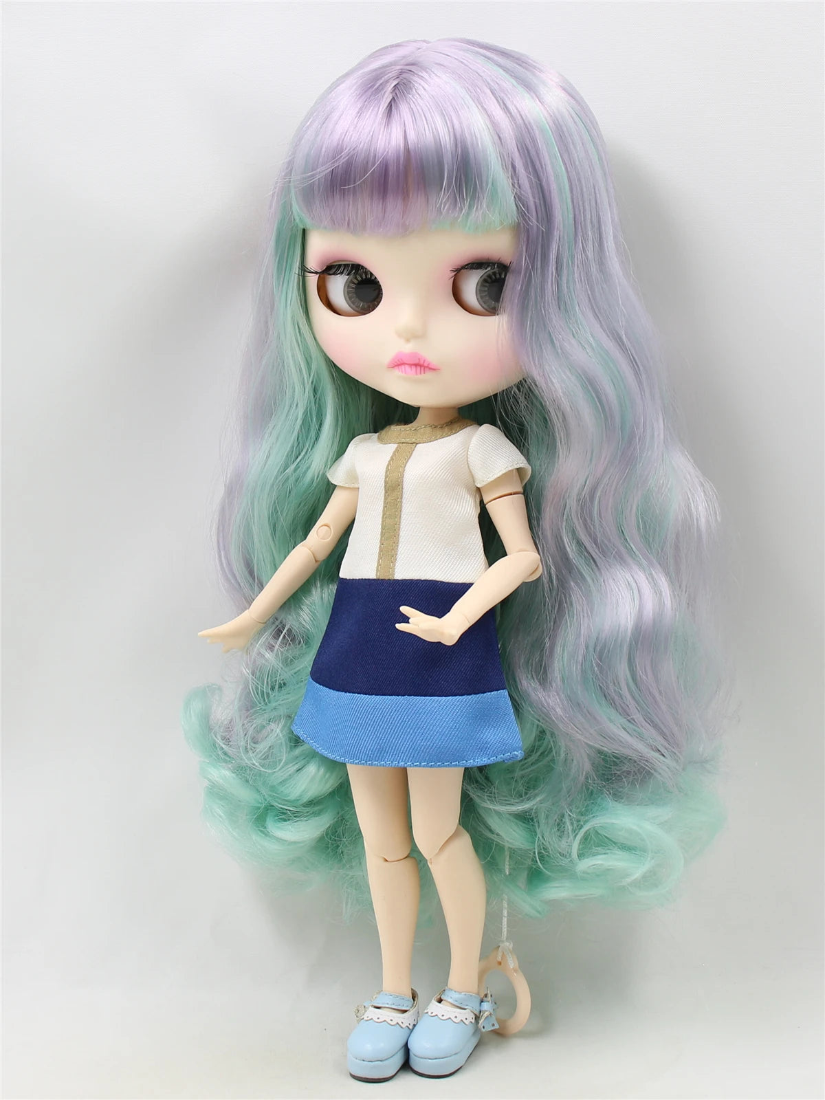 ICY DBS blyth doll 1/6 joint body white skin toy customized doll 30cm bjd random eyes colors anime toy girls gift
