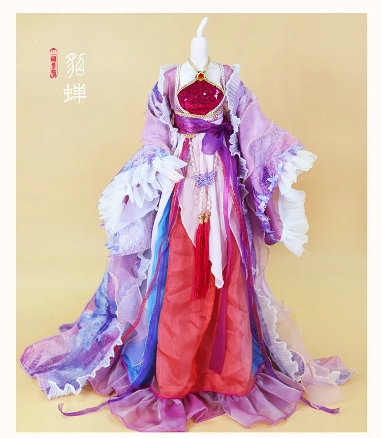 DBS Dream fairy clothes 1/3 bjd doll Outfits Ancient clothes Chinese style dress anime suit girls gift