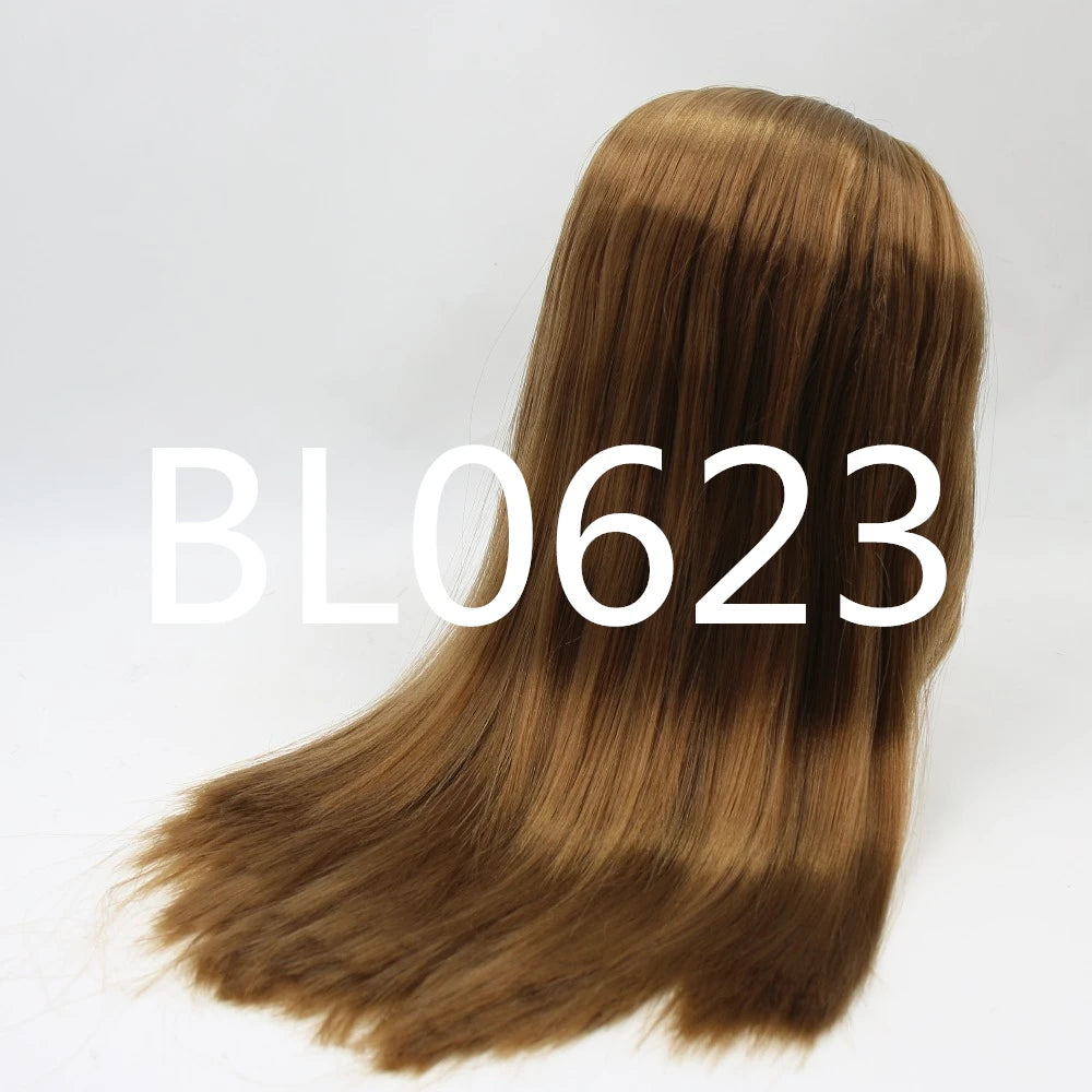 DBS blyth doll icy wig only rbl scalp and dome straight hair toy Accessory diy anime