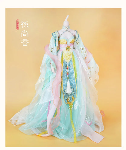 DBS Dream fairy clothes 1/3 bjd doll Outfits Ancient clothes Chinese style dress anime suit girls gift